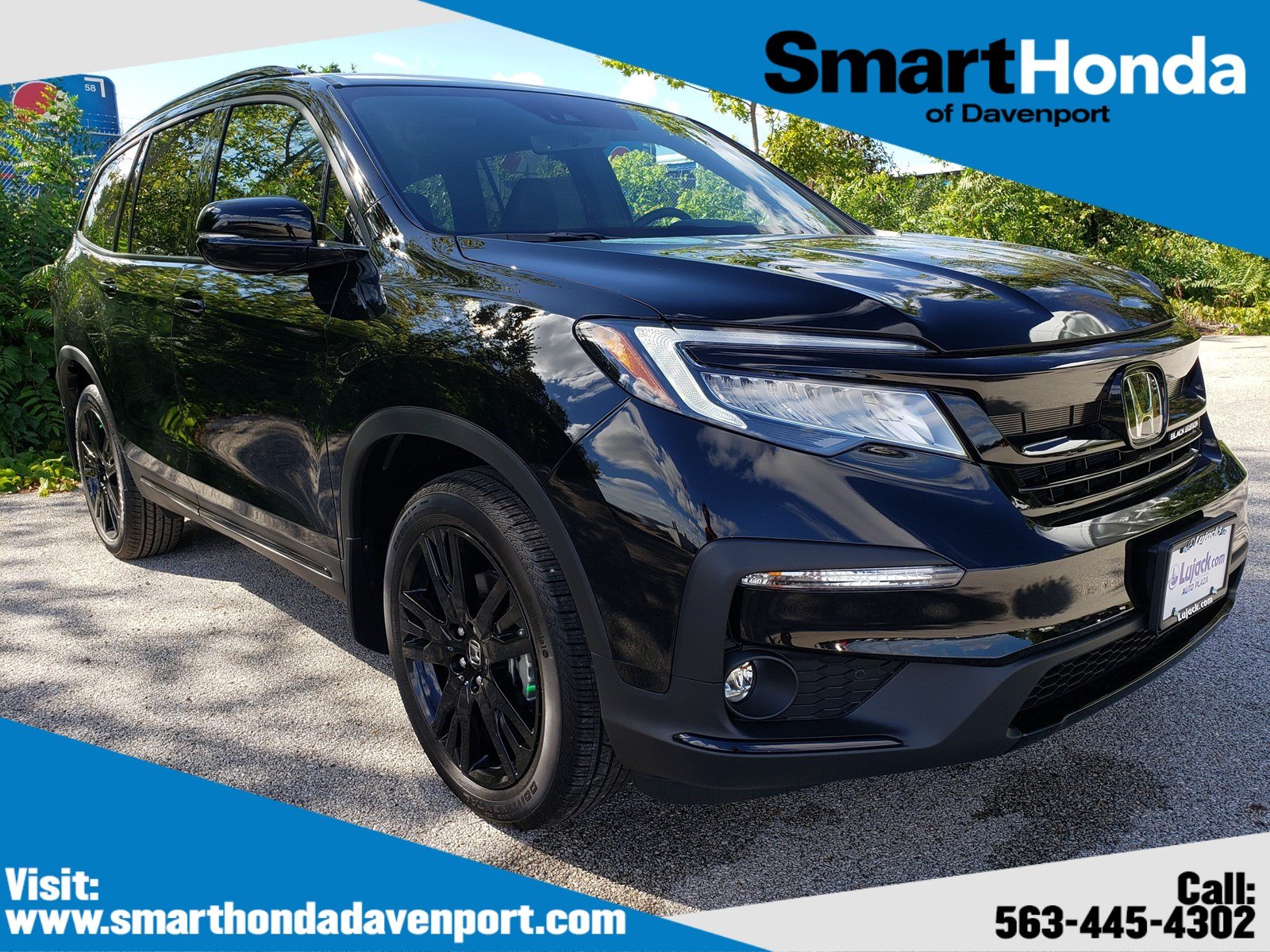 New 2020 Honda Pilot Black Edition Sport Utility In Davenport